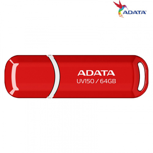 ADATA 威剛 UV150 64GB USB3.2 隨身碟 紅色