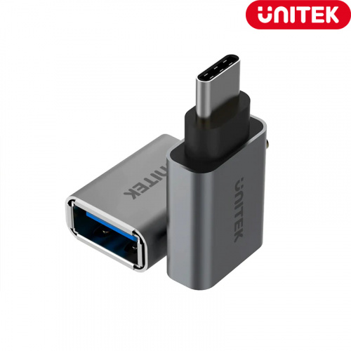UNITEK 優越者 Y-A025CGY Type-C 轉USB A 鋁合金轉接頭
