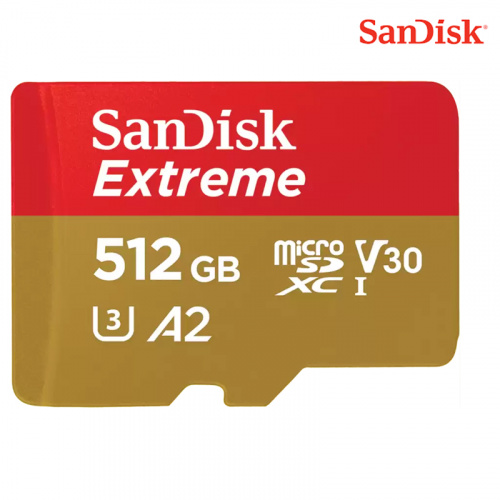 SanDisk Extreme microSDXC 512G 記憶卡 SDSQXAV-512G-GN6MN