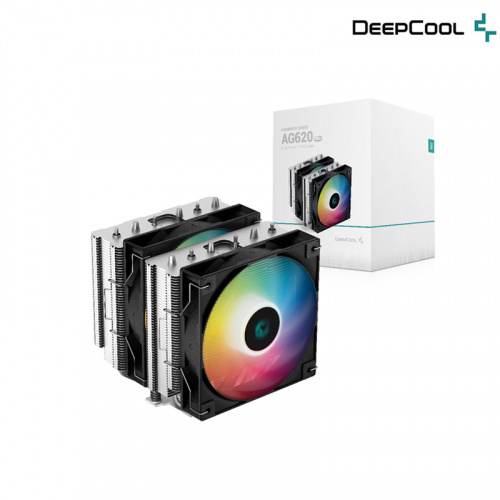 Deepcool 九州風神  AG620 ARGB 雙塔雙風扇 CPU 散熱器 支援1700&AM5