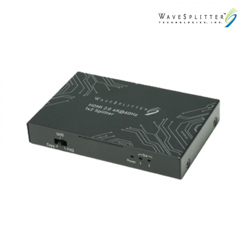 WAVESPLITTER 威世波 HDMI 2.0 4K@60Hz 一進二出影像分配器 WST-PSP002