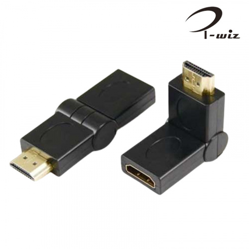 I-wiz 彰唯 HDG-16 HDMI公-母 兩節式180度 轉接頭