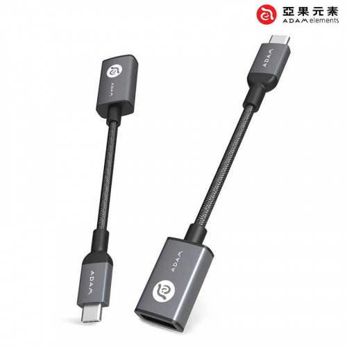 ADAM 亞果元素 CASA F13 USB3.1 type-c to USB Adapter 轉接器 太空灰