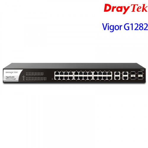 DrayTek 居易 Vigor G1282  28埠Web管理型Gigabit交換器