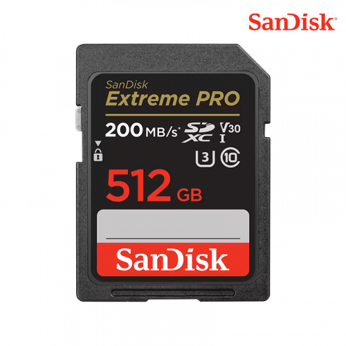 SanDisk 512GB Extreme PRO SDXC UHS-I 記憶卡 [SDSDXXD-512G-GN4IN]