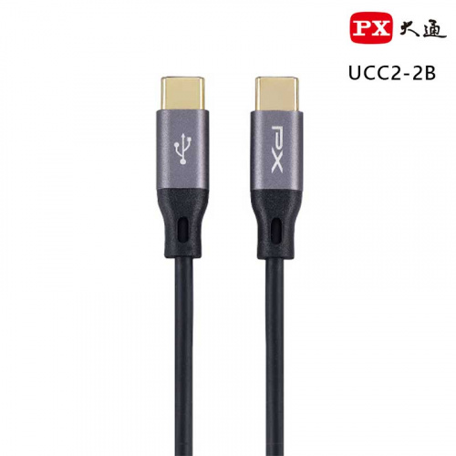 PX 大通 UCC2-2B USB2.0 C to C Type-C公公 2米 傳輸充電線