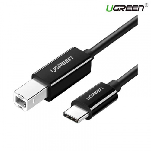 UGREEN 綠聯 50446 Type-C 2.0 對 USB-B 2米 印表機 傳輸線 黑色