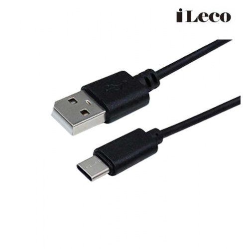 iLeco IL-QUTC10 USB 轉 TYPE-C 1M 傳輸線 黑色