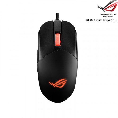 ASUS 華碩 ROG Strix Impact III 有線滑鼠