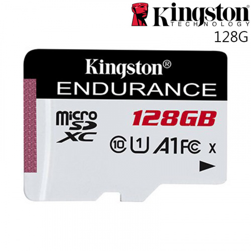 Kingston 金士頓 High ENDURANCE microSDXC C10 (U1) (A1) 128GB 高效耐用 記憶卡 (SDCE/128GB) 未隨附SD轉接卡