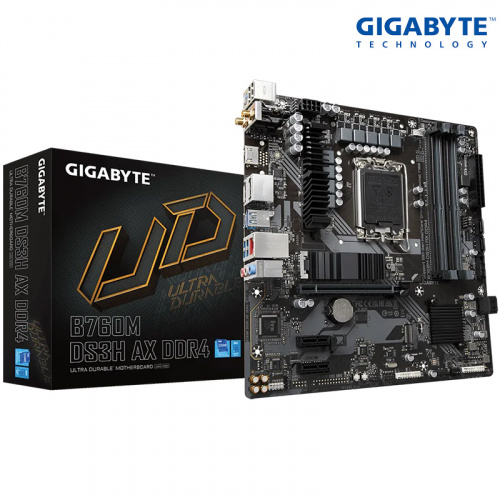GIGABYTE 技嘉 B760M DS3H AX DDR4 ATX主機板