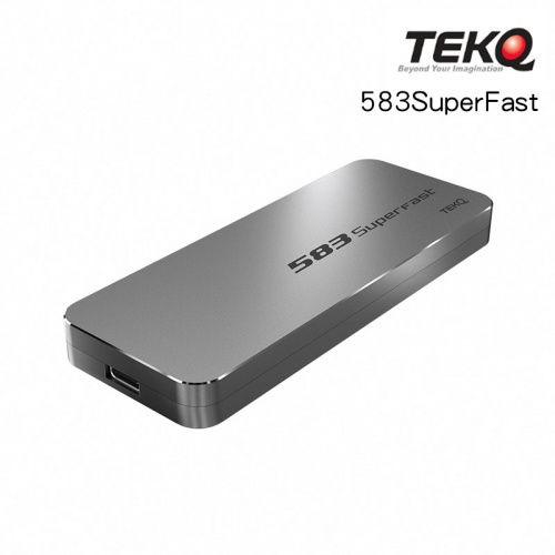 TEKQ 583SuperFast Type C PCIe M.2 NVMe SSD 固態硬態 外接盒 太空灰