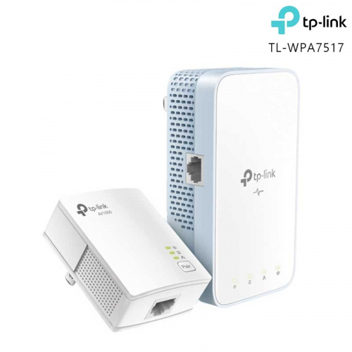 TP-Link TL-WPA7517 KIT AV1000 AC1200 Gigabit 電力線 Wi-Fi 橋接器 套組 雙包裝