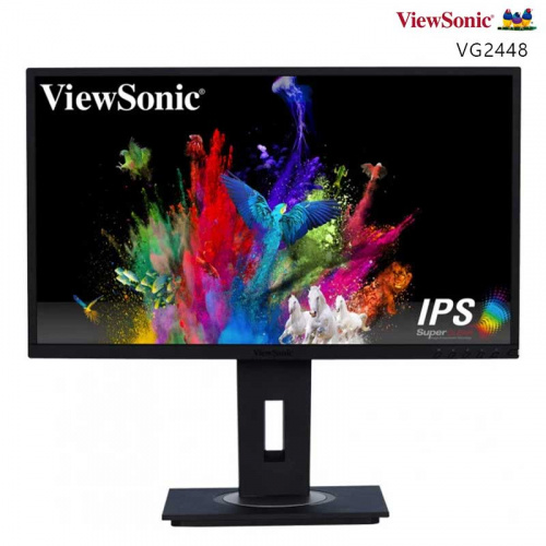 ViewSonic 優派 VG2448 24型 IPS 抗藍光 人體工學設計 多角度旋轉 電腦 螢幕 顯示器