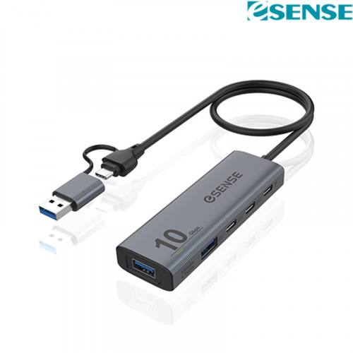 Esense 逸盛 B502 A+C USB3.2 Gen2 HUB 集線器