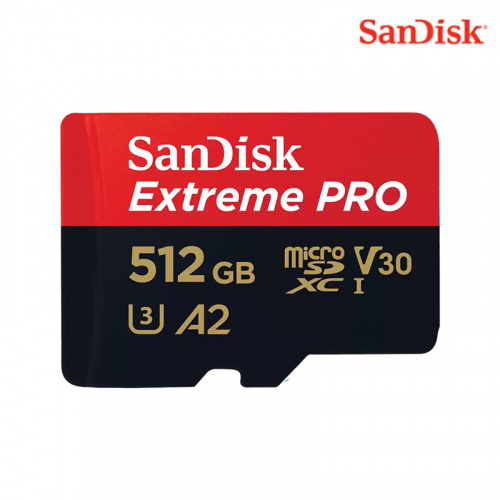 SANDISK 晟碟 Extreme PRO microSDXC UHS-I 512GB 記憶卡 SDSQXCD-512G-GN6MA