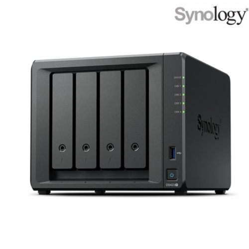 Synology DiskStation DS423+ NAS網路儲存伺服器【4BAY/Intel四核/2GB】