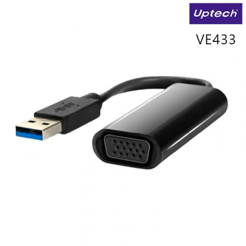 Uptech 登昌恆 VE433 USB3.0 轉 VGA Mini 外接 顯示卡