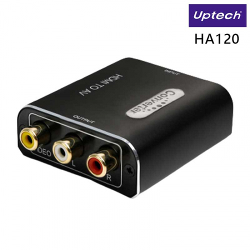 Uptech 登昌恆 HA120 HDMI 轉 AV 影音 轉換器