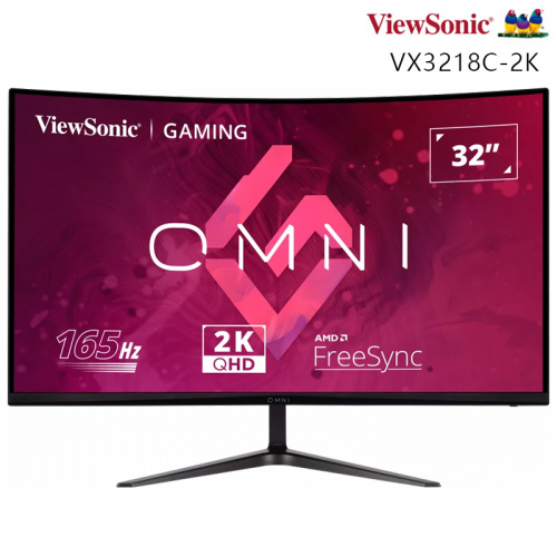ViewSonic 優派 VX3218C-2K 32吋 165Hz 曲面 QHD 電競 螢幕 顯示器