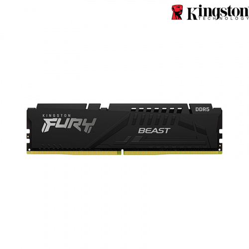 Kingston 金士頓 16GB DDR5-6000 FURY Beast獸獵者 記憶體 CL36 黑散熱片 KF560C36BBE-16