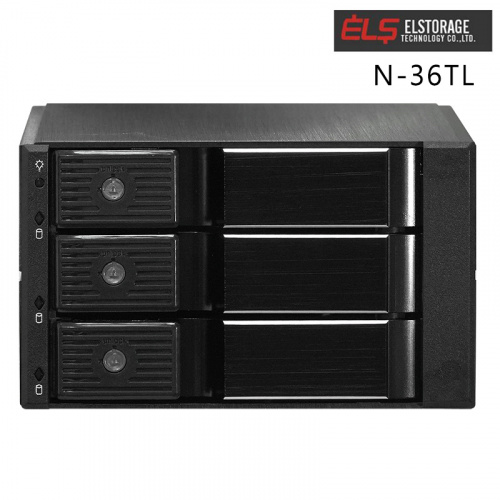 ELS-Storage N-36TL 5.25吋 抽取盒 相容3.5吋 SATA 與 SAS 裝置