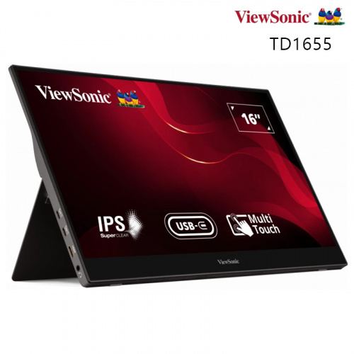 ViewSonic 優派 TD1655 16吋 IPS面板 可攜式觸控螢幕