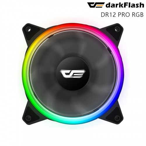 darkFlash 大飛 DR12 PRO RGB 12cm 散熱風扇 單盒裝 (需搭配DR12 PRO控制盒)