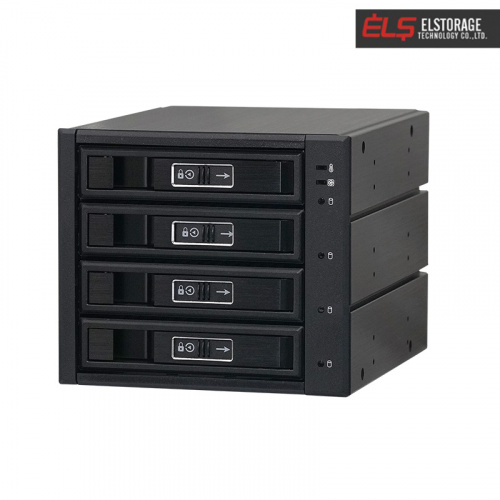 ELS-Storage N-46TM 5.25吋x3 轉2.5吋or3.5吋x4 硬碟 轉接盒 抽取盒