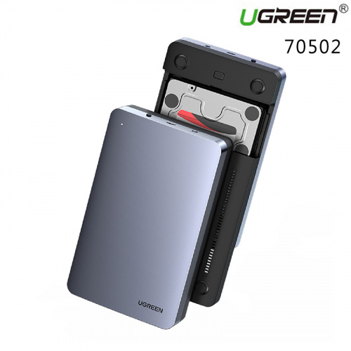 URGREEN 綠聯 70502 CM301 2.5 3.5硬碟 SSD 通用外接盒 USB Type-C 硬碟外接盒