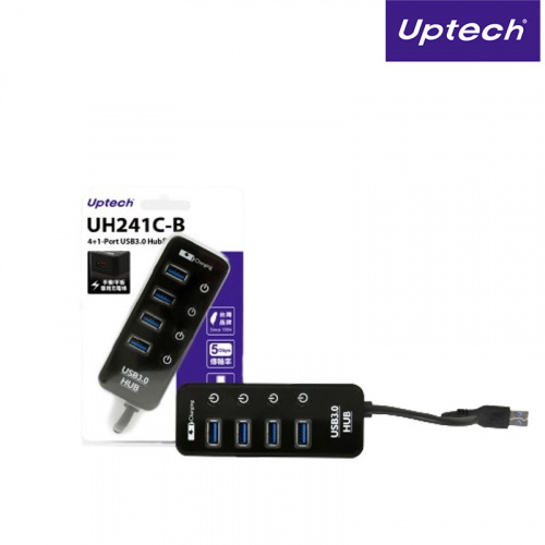 UPTECH 登昌恆 UH241C 4-Port + 1-Port 充電埠 USB 3.0 Hub 集線器