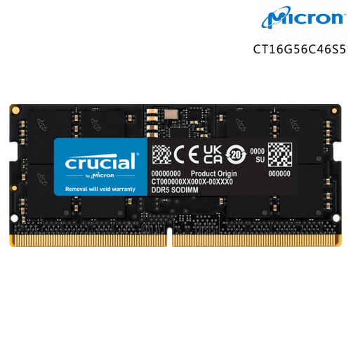 Micron 美光 Crucial 16GB DDR5-5600 記憶體 CL46 CT16G56C46S5