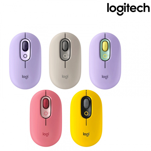 Logitech 羅技 POP MOUSE EMOJI 表情符號 設定常用快捷 隨身攜帶 跨平台操作 無線藍牙滑鼠