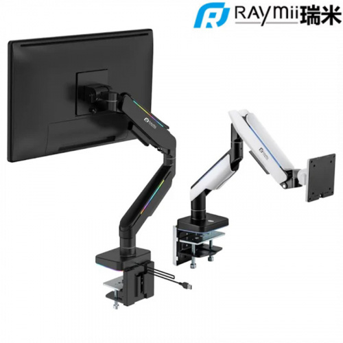 RAYMII 瑞米 VADER系列 LS61-M1 20KG 49吋曲面 RGB發光 鋁合金 氣壓式 電競 螢幕 支架
