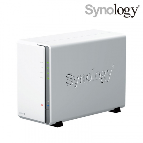 Synology DiskStation DS223J NAS網路儲存伺服器【2BAY/Realtek四核/1GB】
