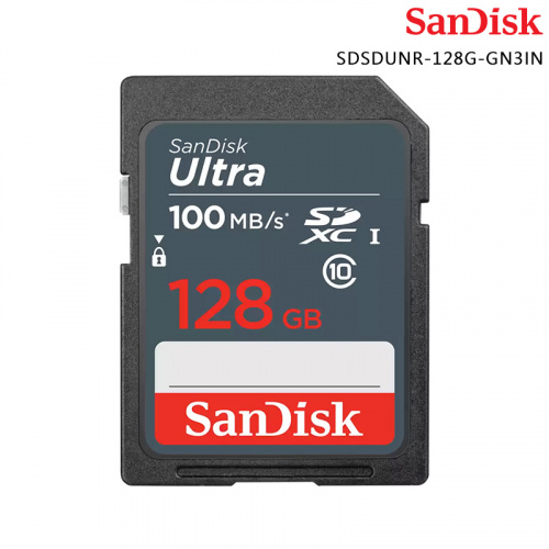 SANDISK Ultra SDHC SDXC UHS-I C10 100MB 128GB 記憶卡 SDSDUNR-128G-GN3IN