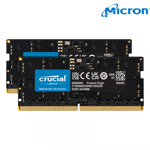 Micron 美光 Crucial 16GBx2 DDR5-5600 記憶體 雙通道 CL46 CT2K16G56C46S5