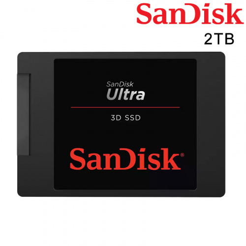 SanDisk Ultra 3D 2TB 2.5吋 SSD SATA3 固態硬碟 SDSSDH3-2T00-G25