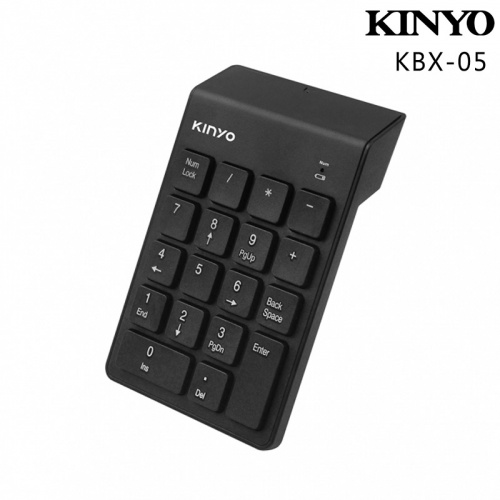 KINYO 耐嘉 KBX-05 2.4GHz 無線 數字鍵盤