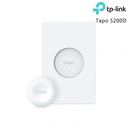 TP-LINK Tapo S200D 智慧按鈕【此系列產品須搭配 Tapo 智慧網關使用】(附背板)