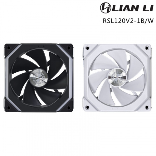 LIAN LI 聯力 UNI FAN SL V2 120 12CM 反向葉片 積木風扇 RSL120V2-1B/W 黑色 白色