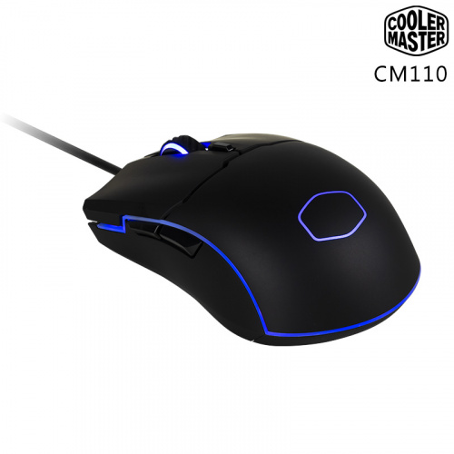 Cooler Master 酷碼 CM110 RGB 黑色 電競光學滑鼠