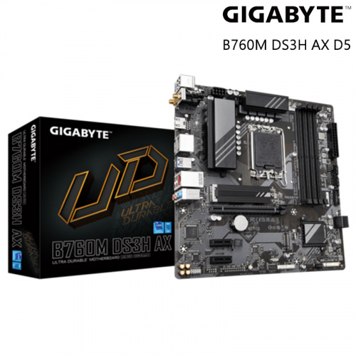 GIGABYTE 技嘉 B760M DS3H AX DDR5 主機板
