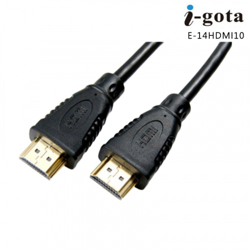 I-gota Cable E-14HDMI10 HDMI 乙太網路電腦影音專用 10M 傳輸線