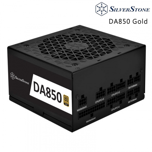 SILVERSTONE 銀欣 DA850 Gold 80 PLUS 金牌 850W 全模組 全日系 電源供應器 SST-DA850-G