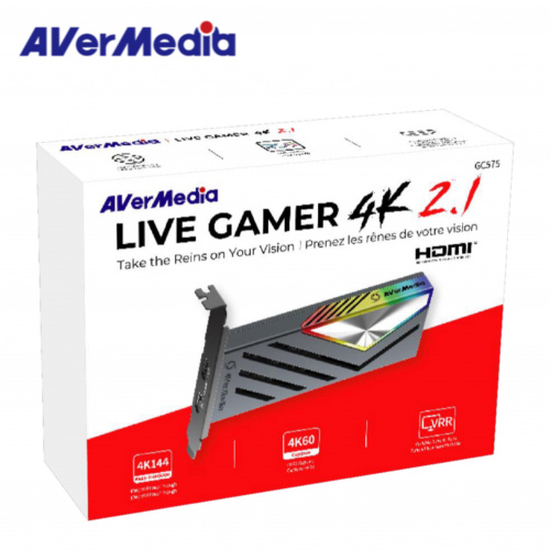 AVerMedia圓剛 LIVE GAMER GC575 4K 2.1 PCIe擷取卡