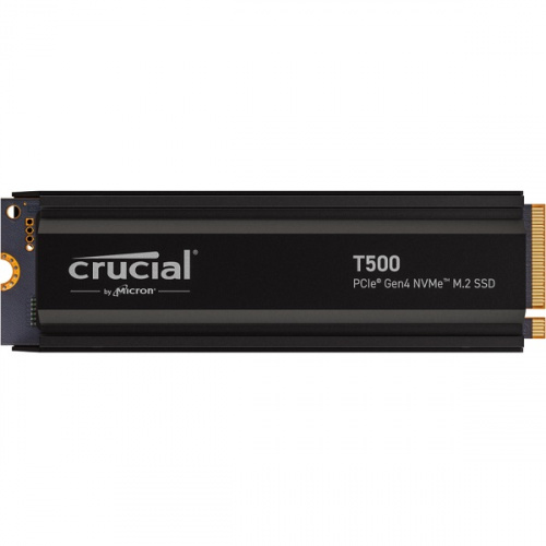 Micron美光 T500 2TB M.2 PCIe Gen4 SSD固態硬碟 含散熱片版本 五年保固