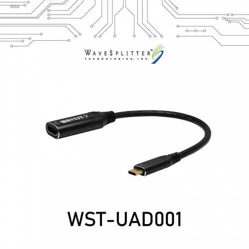 WaveSplitter威世波 WST-UAD001 主動式USB Type-C to HDMI 8K60Hz HDR轉接器