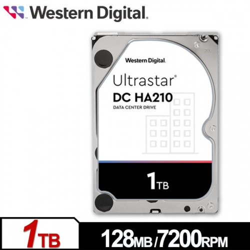 WD HA210 1TB 企業級 3.5吋 HDD硬碟 7200轉 五年保固 HUS722T1TALA604
