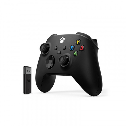 XBOX 無線控制器 + Windows專用 Xbox無線轉接器 磨砂黑